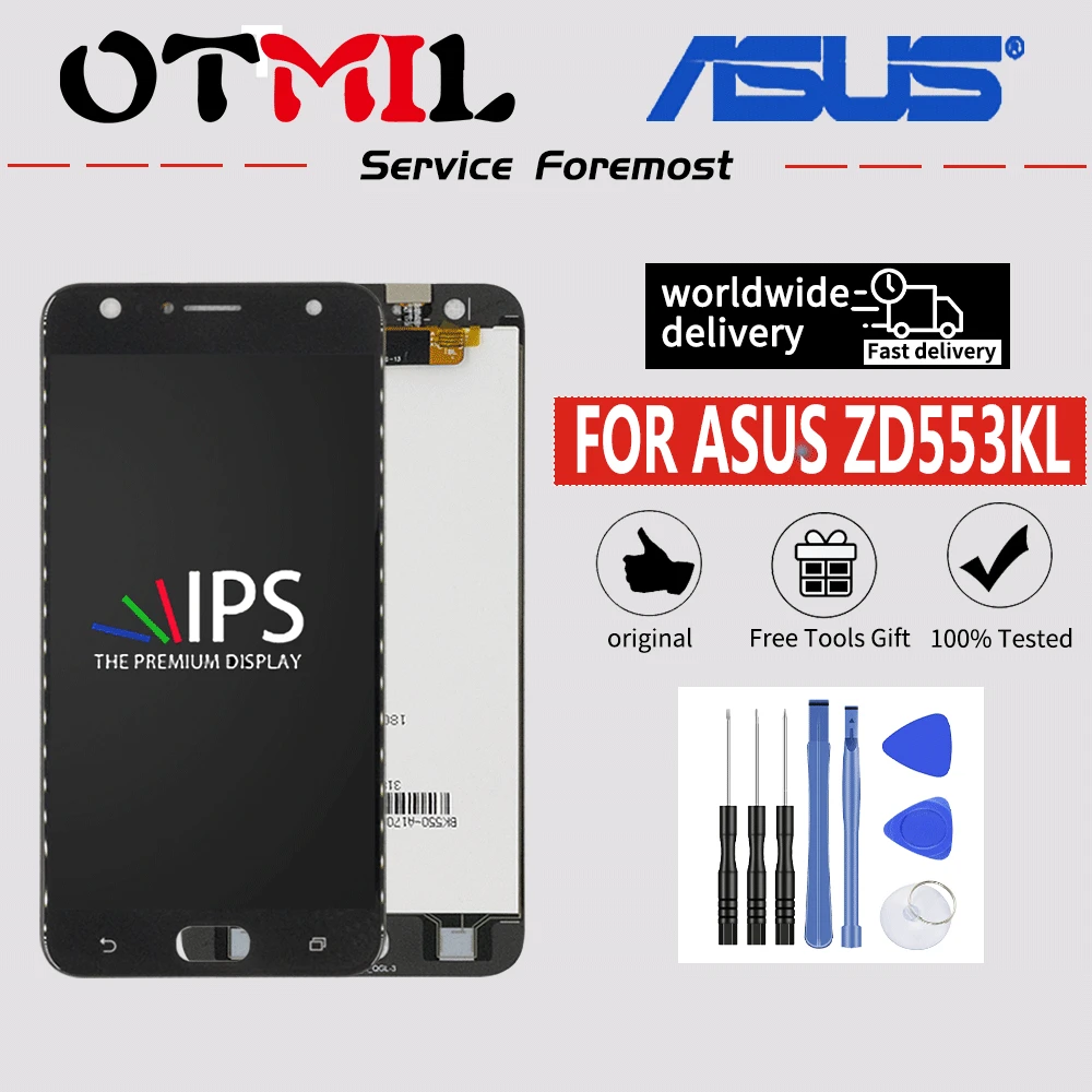 OTMIL 5 ''Оригинальный ЖК дисплей для ASUS Zenfone 4 Selfie ZD553KL сенсорный экран дигитайзер