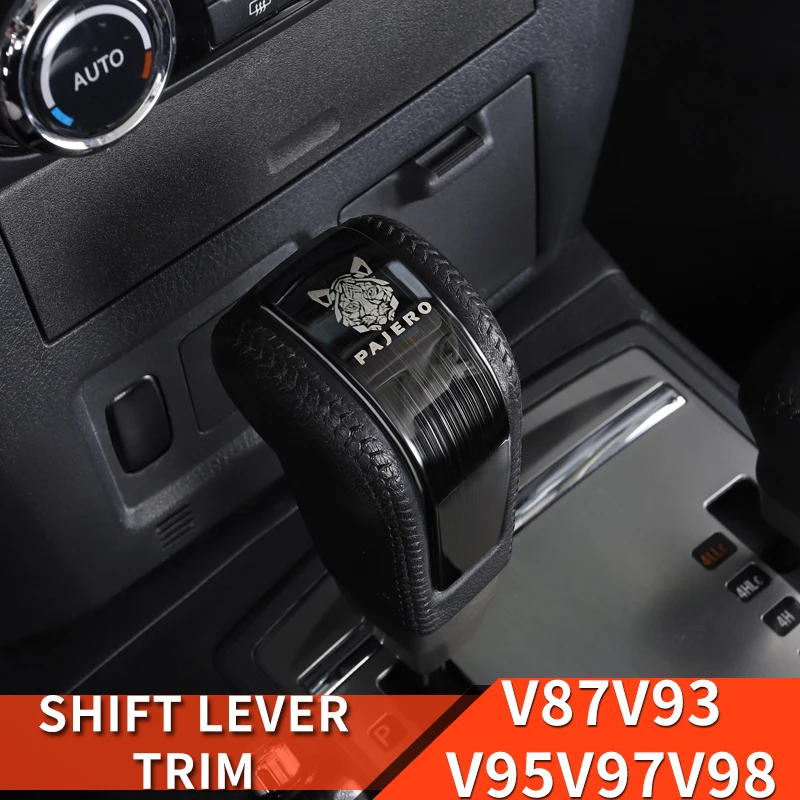 

For Mitsubishi Pajero Accessories Gears cover Shifting handball Pajero io Full v87v93v95v97v98 Modification Decoration