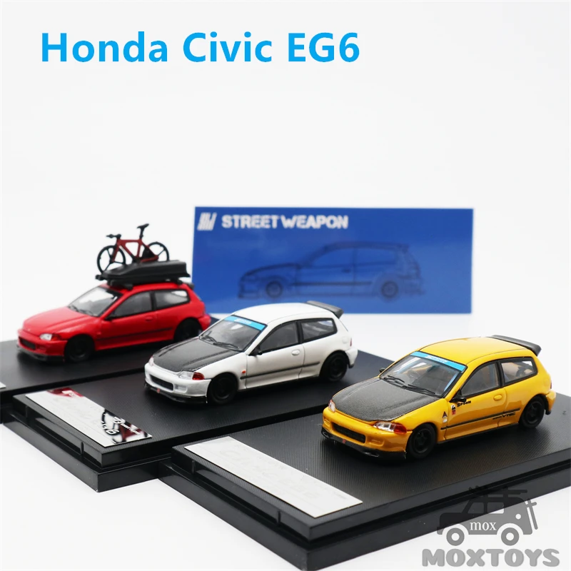 

Street Weapon 1:64 Honda Civic EG6 Spoon Diecast Model Car