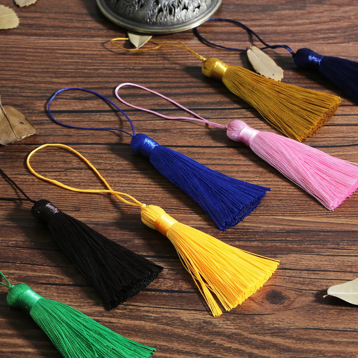 1 шт. искусственная шелковая бахрома кисточка для изготовления мобильного