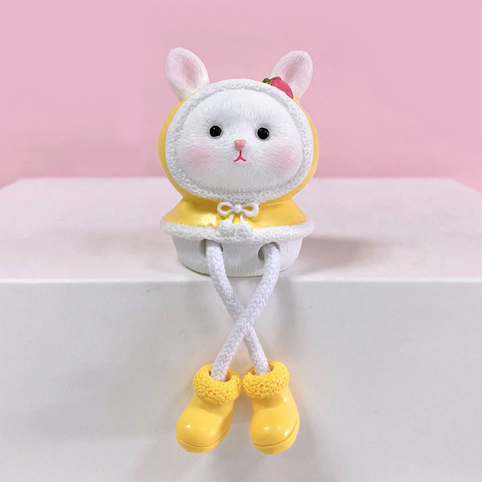 

Fashion Cute Animal Hanging Feet Car Accessories Home Living Room Desktop Decorations Lovers Gifts Resin Crafts Decorations 1Pc