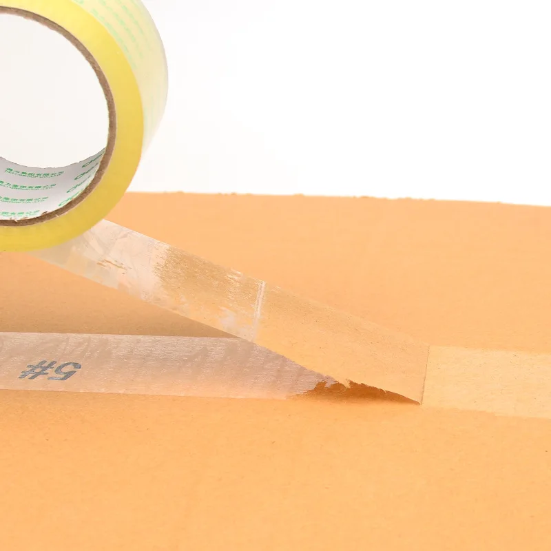 Хорошее качество прозрачная упаковочная клейкая лента для картона ширина
