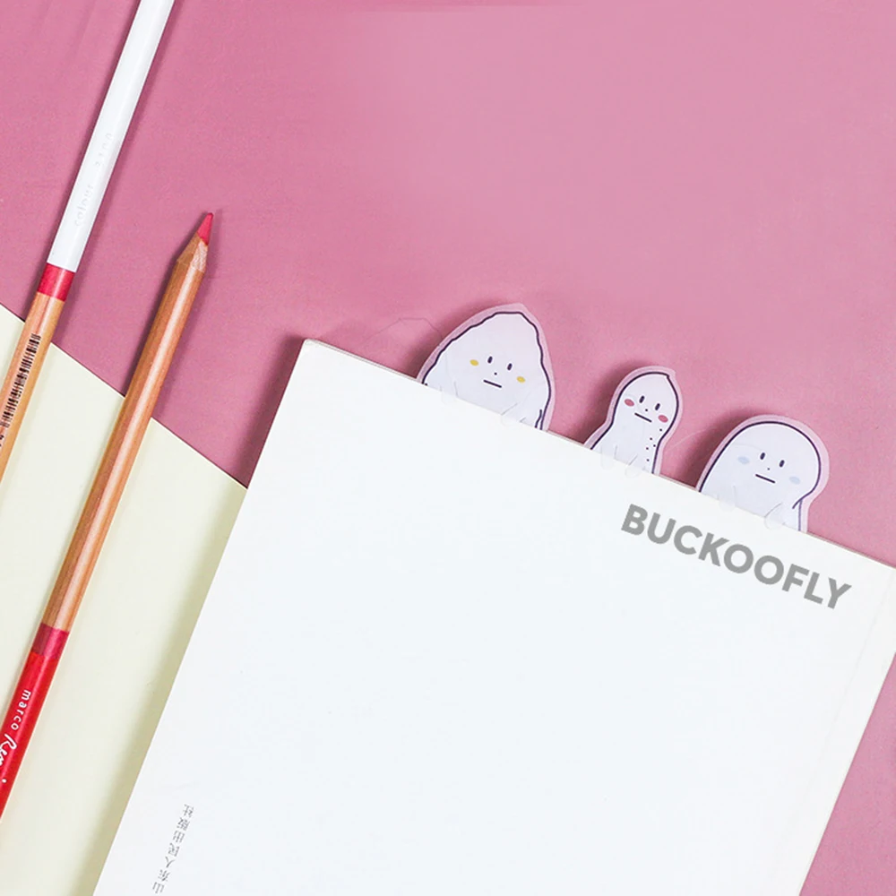 

5Pcs Cute Cartoon PP Plastic Holder Book Marker Girl Student Hollow Bookmark Folder School Office Supplies Stationery Gifts