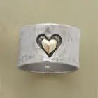 Простое модное ретро серебряное Золотое двойное любовное кольцо, один продукт для мужчин и женщин, кольцо, аксессуары для годовщины, подарки для вечеринок