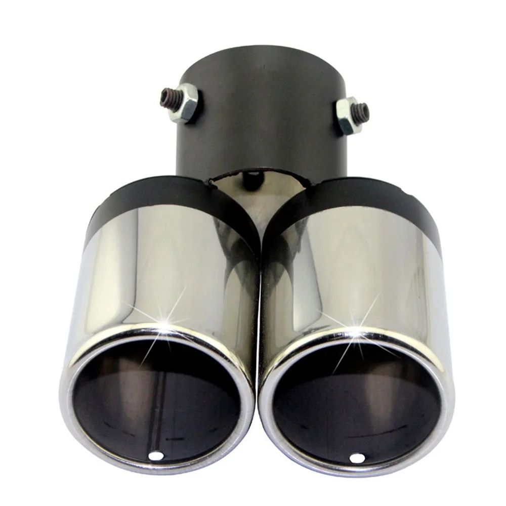 Автомобильный круглый изогнутый глушитель выхлопной трубы наконечник из