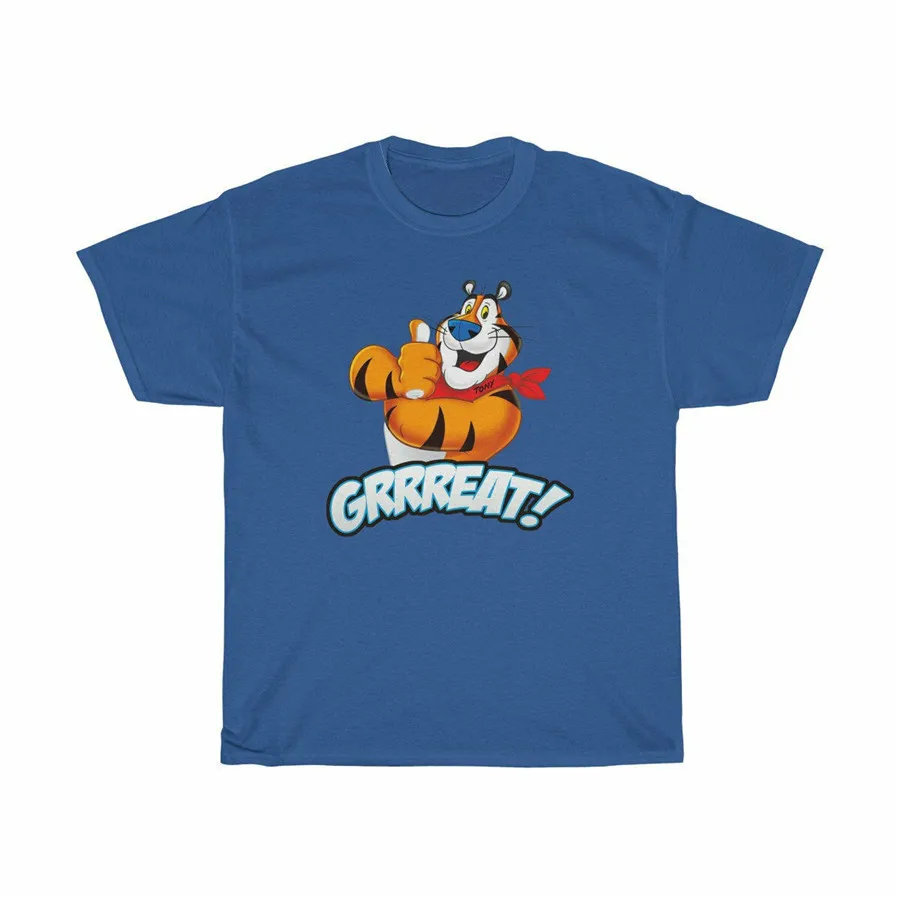 Tony The Tiger зерновые талисман Ретро футболка Новая унисекс смешная | Мужская одежда