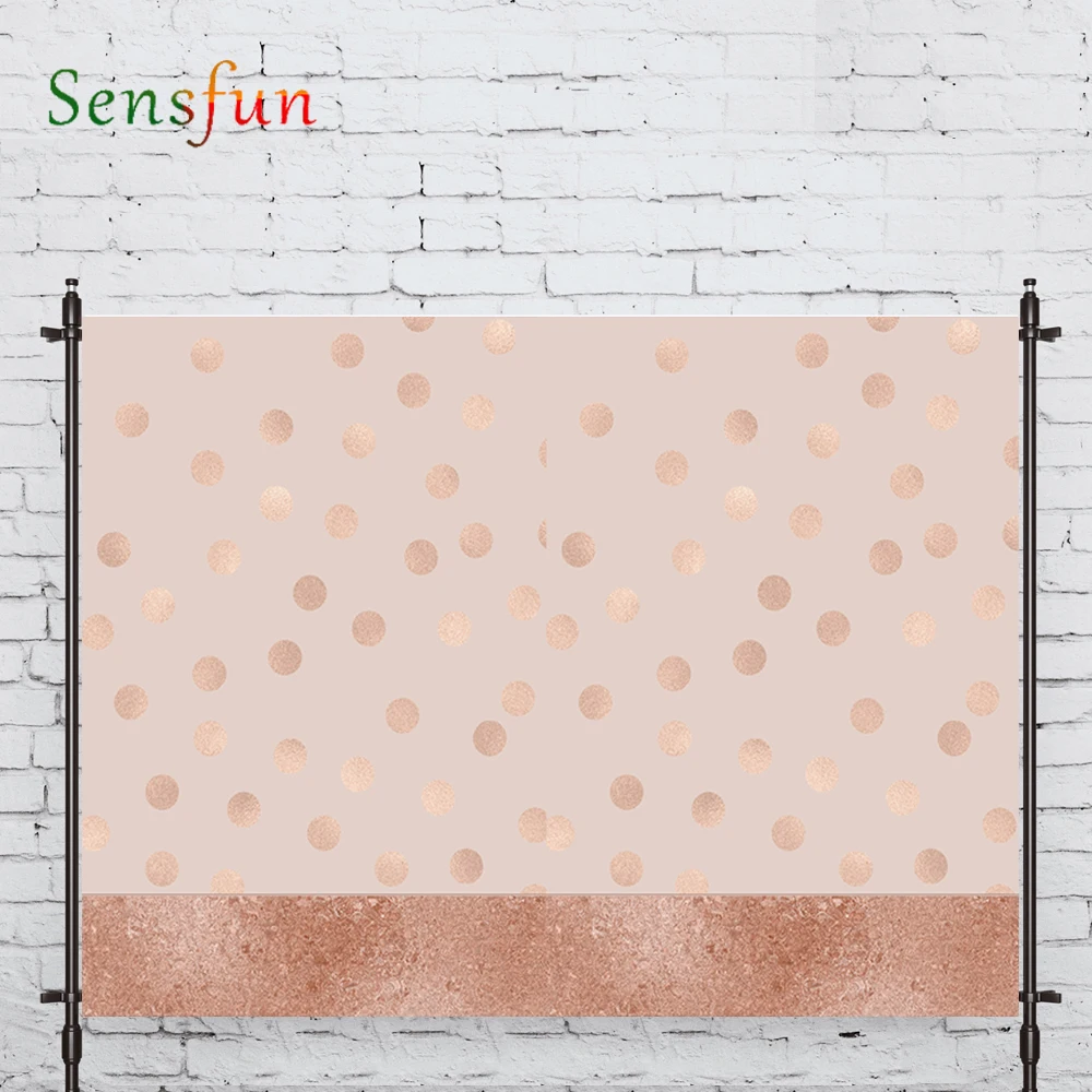 

LEVOO Photographic Background Gold Spot Frosted Birthday Luxurious Backdrop Photo Shoot Photocall Photobooth Prop Custom