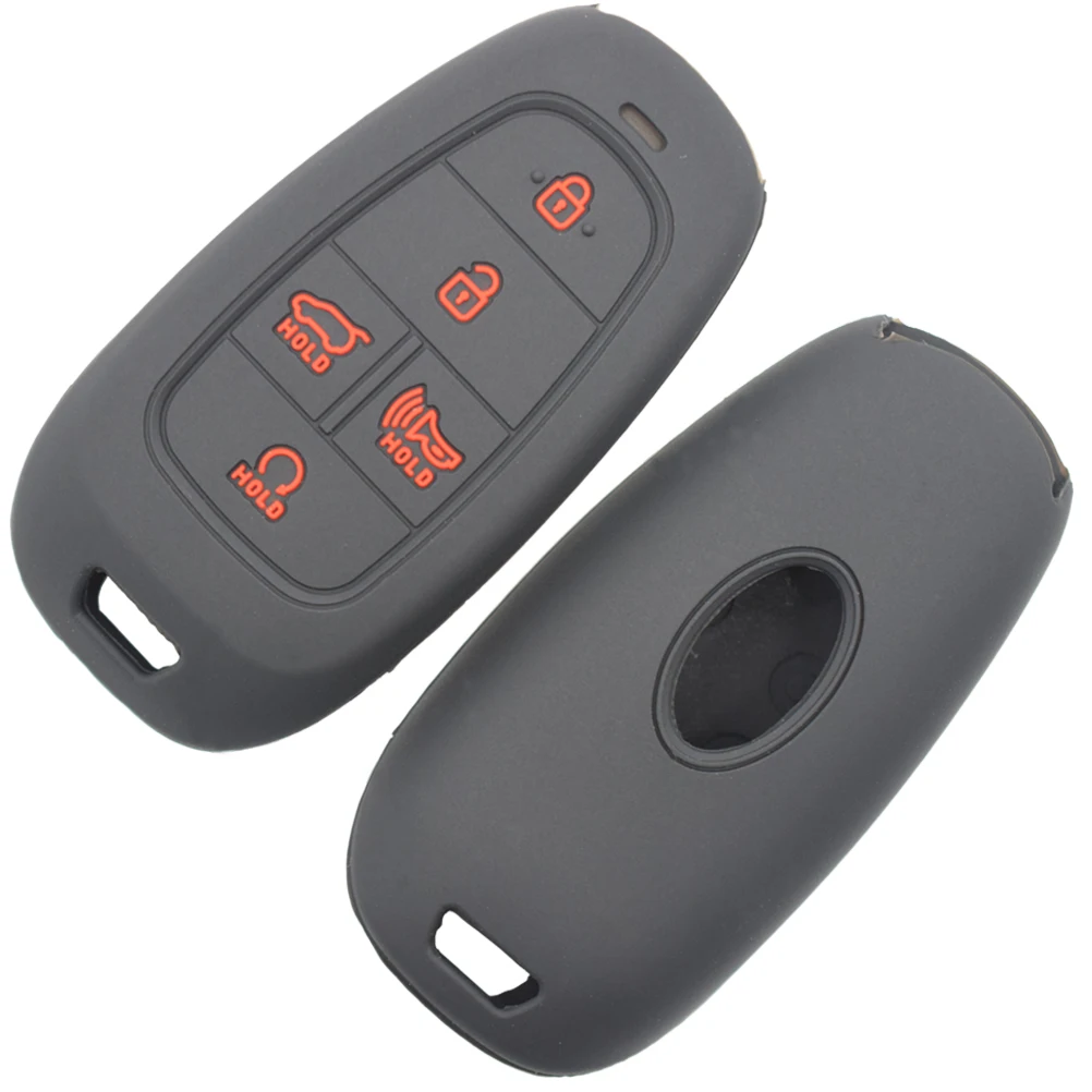 Силиконовый чехол для автомобильного ключа 5 кнопок защитный чехол-держатель