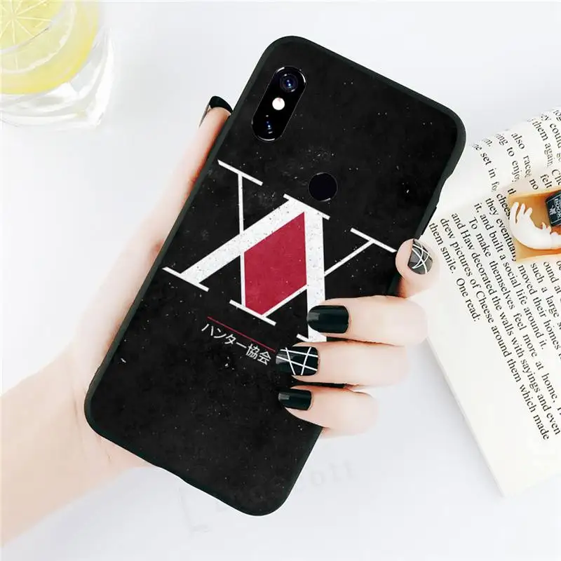 

Hunter HXH Anime Hunter 3 Phone Case black For Xiaomi Redmi mi note 7 8t 9 9t 9s 8 10 10t 11 pro lite K20 max 3