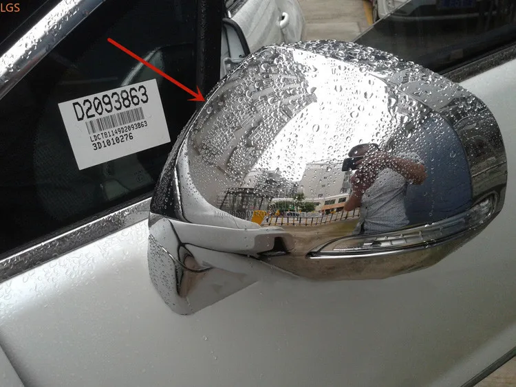 

For Peugeot 3008 2013-2019 High-quality ABS Chrome Rearview mirror cover Anti-scratch protection decoration car accessories