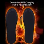 Стельки с подогревом USB, электрическая грелка для ног, коврик для ног, зимние спортивные, для улицы