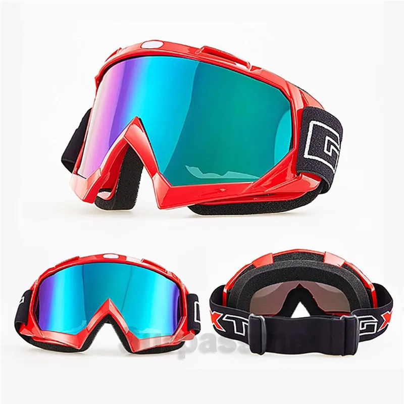 Очки для мотокросса пылезащитные ветрозащитные с регулируемым ремешком удобные