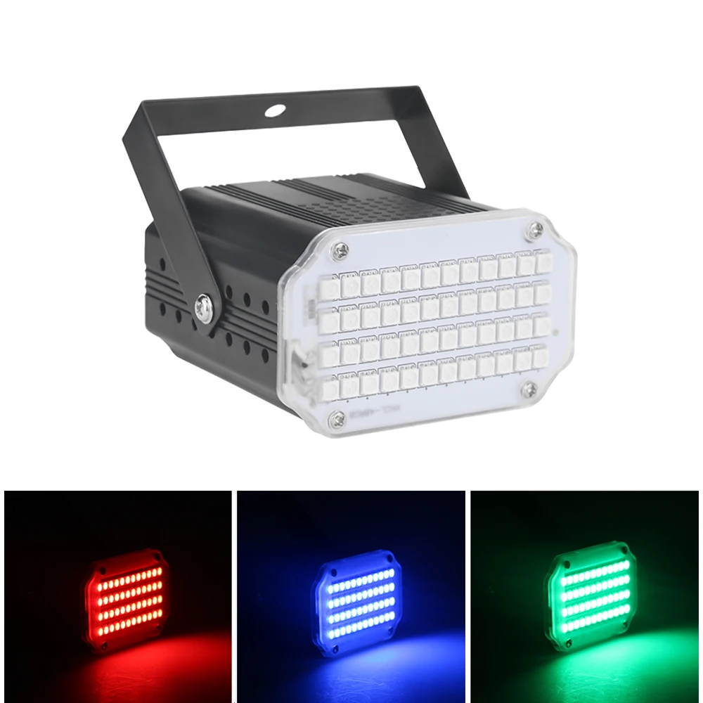 Миниатсветильник светодиодный RGB Стробоскоп для дискотеки сцсветильник