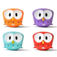 60 minutes time manager mechanical big eye cute cartoon kitchen timer child home decor counters for cooking timing tool