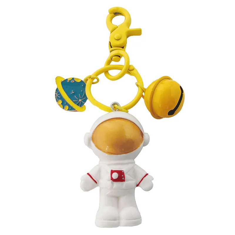 

Dayoff 1PC Cute Astronaut KeyChain Resin Key chains Gift Bag Pendant Accessories Keyring Jewelry Car Key Holder 2020