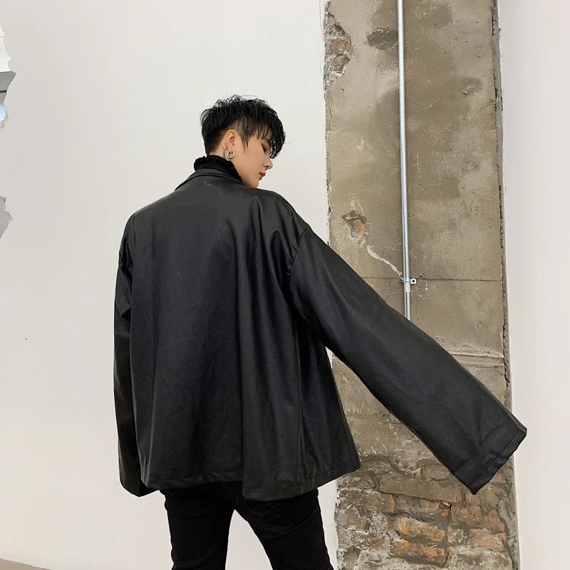 

2019 Autumn And Winter Korean Version Of The New Locomotive Men's Casual Handsome Personality Leather Jacket