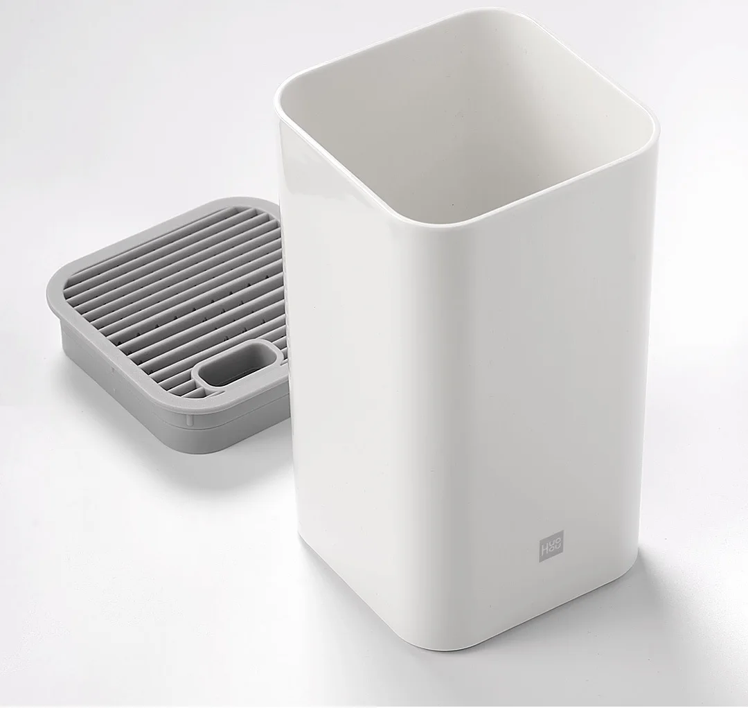 Xiaomi Mijia Huohou кухонный нож стойка для накладных ногтей держатель многофункциональный инструмент держатель нож блок кухонные Топы трубчатая полка хромированная