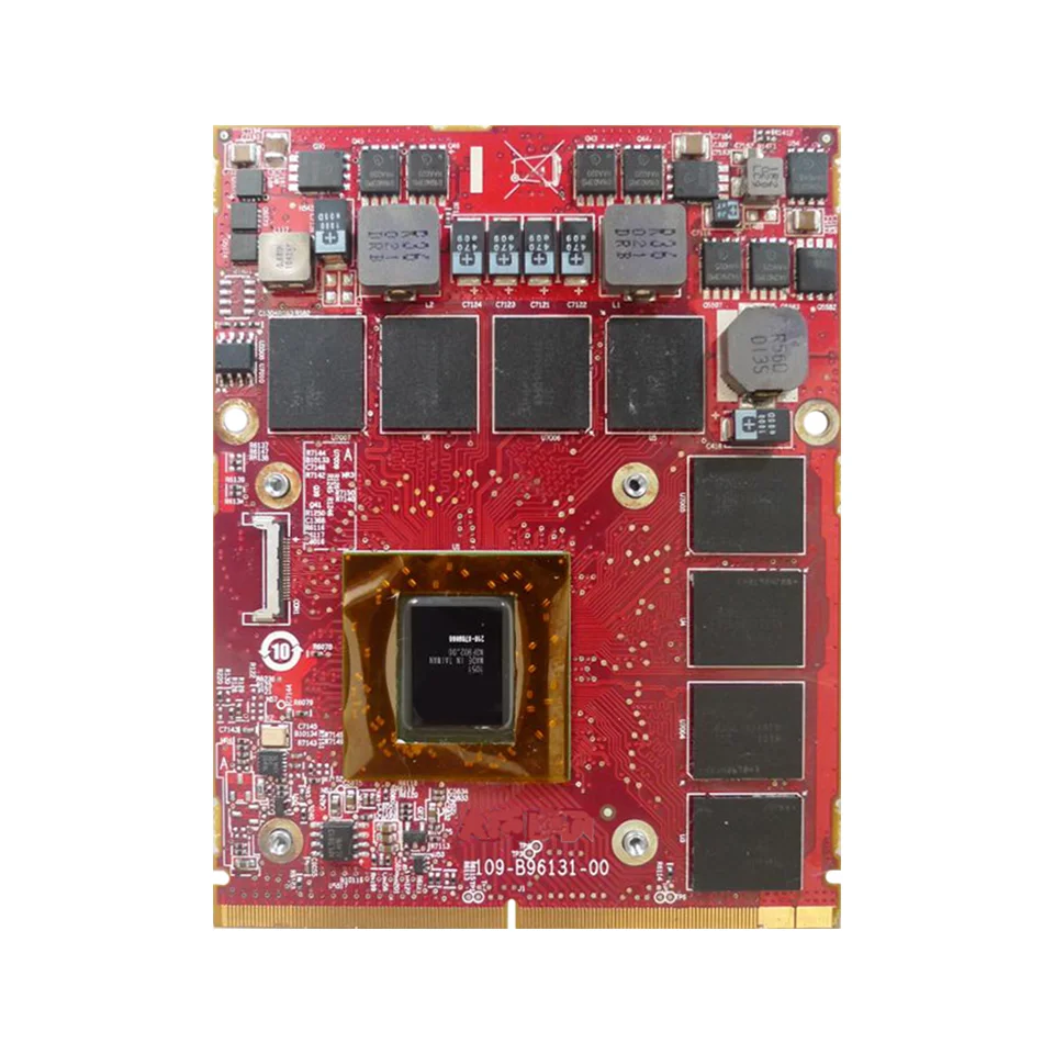 Видеокарта Radeon HD5870 HD5870M GDDR5 1 ГБ 216 0769008 с X кронштейном для Dell Alienware M15X R2 M17X 100% ТЕСТ