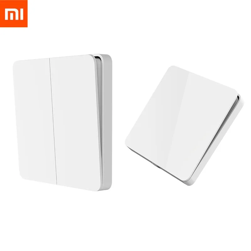 Базовый настенный выключатель Xiaomi Mijia одно/два/три открытых переключателя