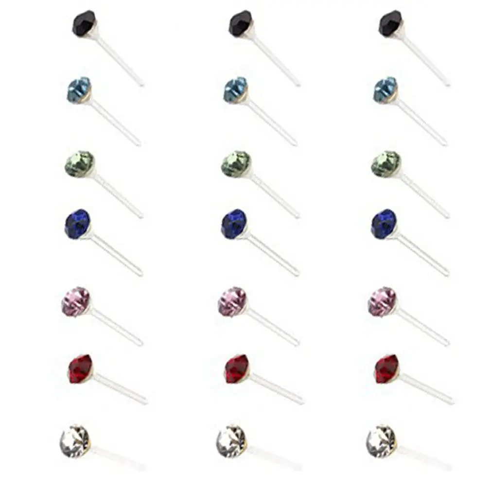 Разноцветные стразы маленькие женские милые прозрачные розовые квадратные