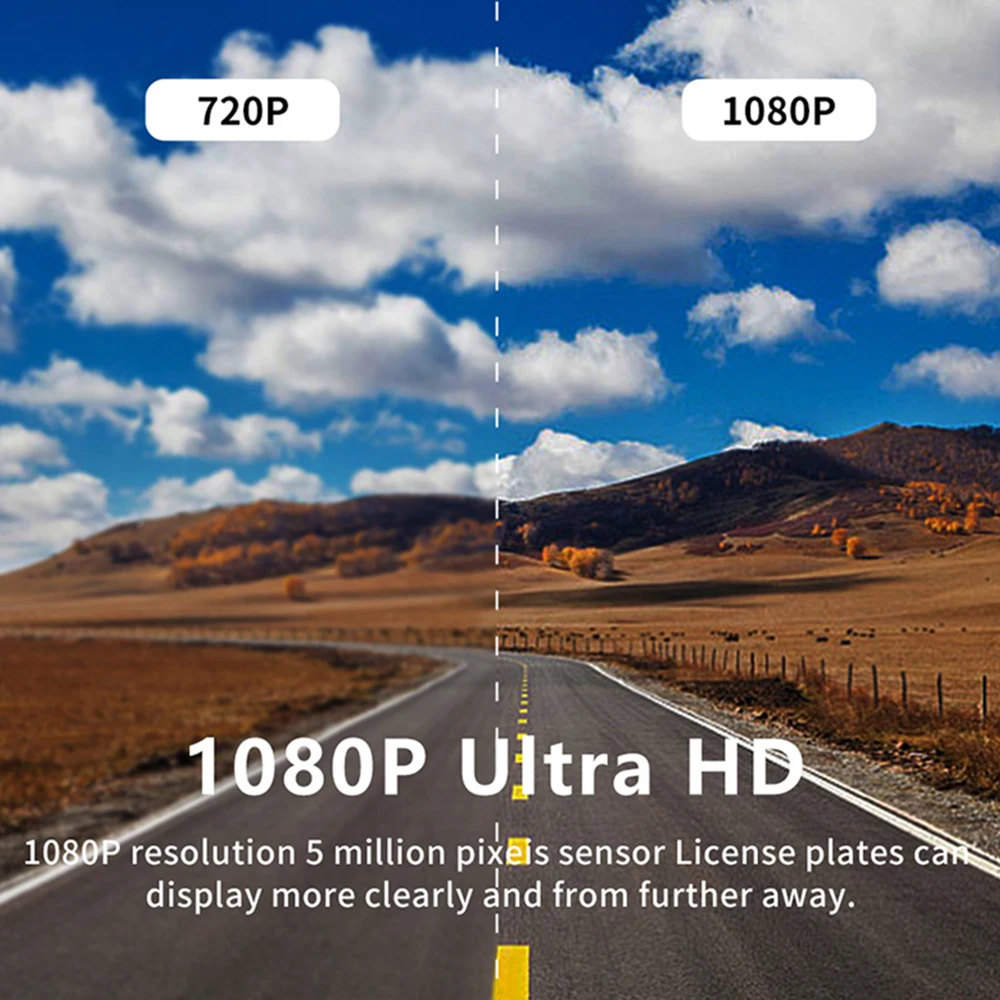 Автомобильный видеорегистратор FHD 1080P скрытый мини-видеорегистратор с Wi-Fi 170 °