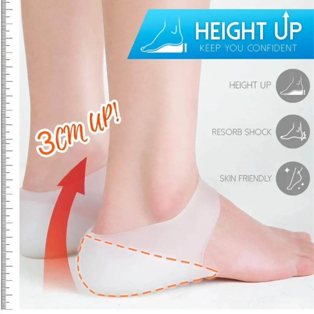 Скрытый усилитель для ног невидимые увеличивающие рост силиконовые стельки