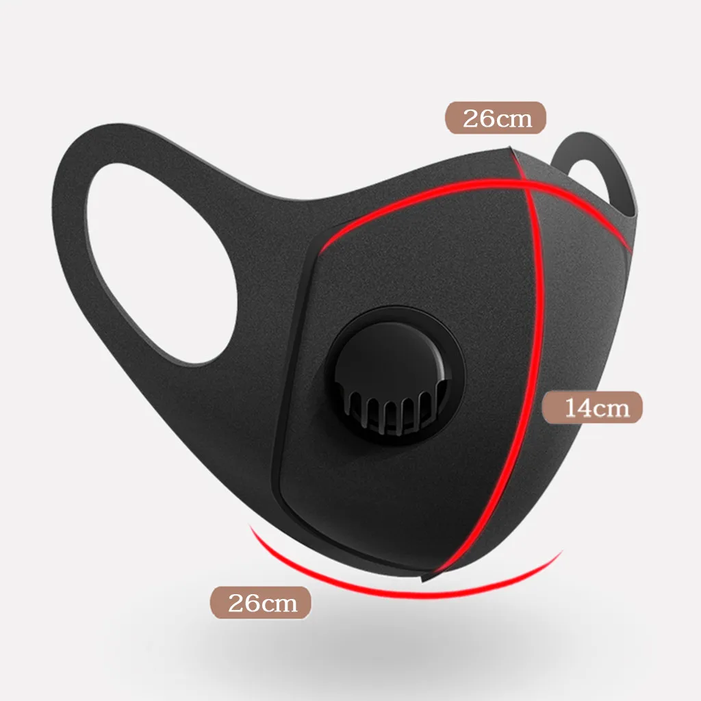 Дышащая Маска для лица PM2.5 с цветочным принтом тканевая защитная маска PM 2 5