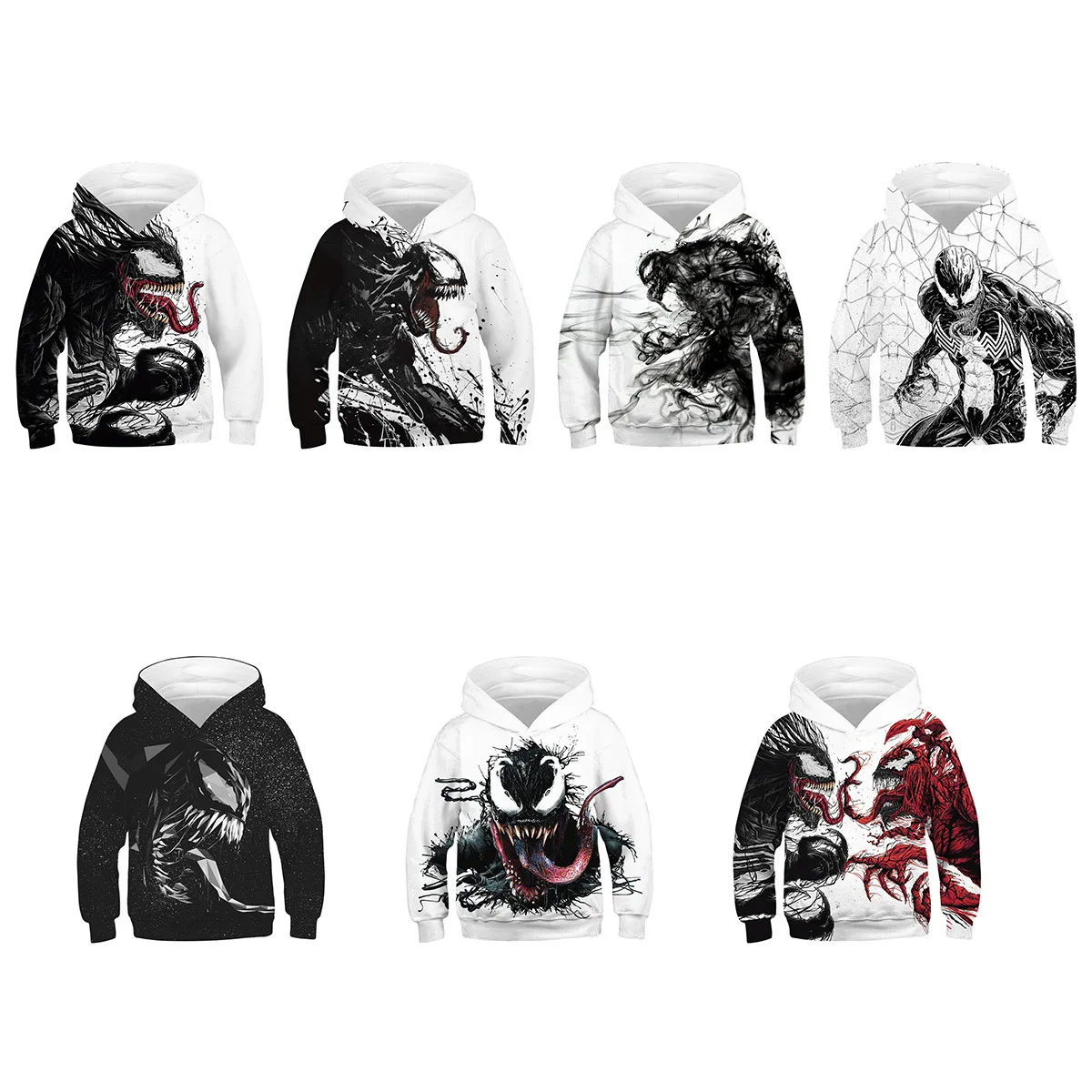 Autumn Winter Children's Hoodies Coat Kids Superhero Printed Sportwear 5-14y Boys Girls Hooded Sweats Child Sports Tops Pullover