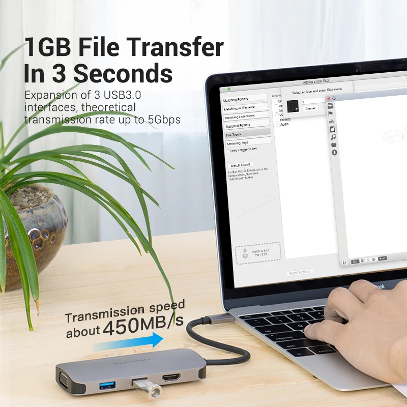 USB-разветвитель Vention на HDMI VGA USB 3 1 PD | Компьютеры и офис