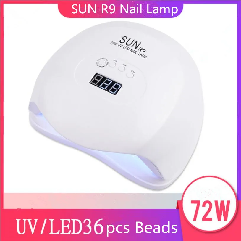 

Brand New 110W UV LED Lamp Nail Dryer Professional Curing All Gels Polish Auto Sensing Nail Lamp 10S/30S/99s Timer Setting