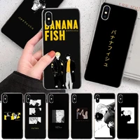 banana fish anime phone case for iphone 11 12 13 pro max xr x xs mini 8 7 plus 6 6s se 5s soft fundas coque shell cover house