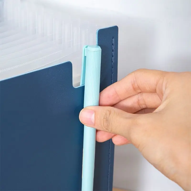 

13 Pockets Expanding File Folder A4 Organizer Document Paper Storage Stationery