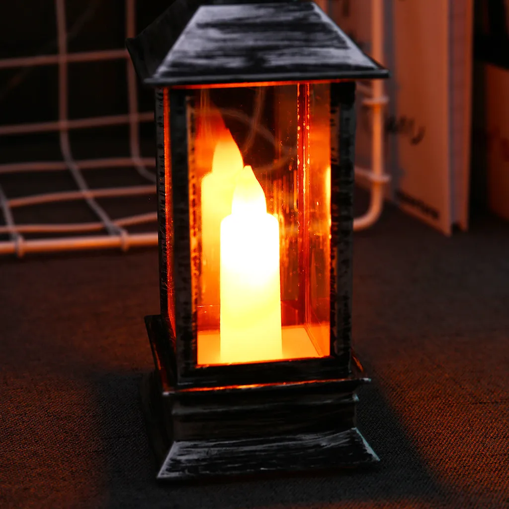 Halloween Vintage Pumpkin Light Lamp Party Hanging Decor LED Lantern Bar Props household lighting accessories home lamp фонарь | Лампы и