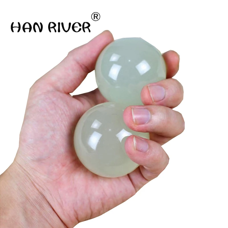 en Ucuz Yüksek Kaliteli Yeşim Hentbol Sağlık Masajı Topu Yaşlı Fitness Golfçüler Oyun Oyuncu Oynuyor Ile Top