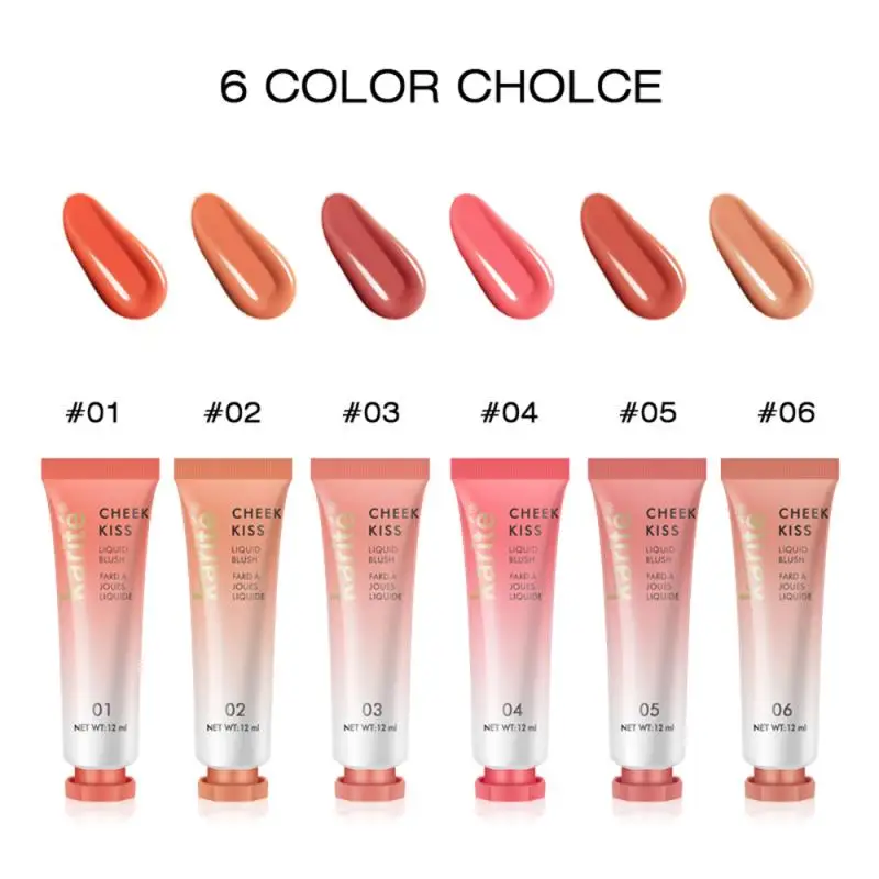 1PC Fashion Liquid Blush Non-marking Waterproof Long Lasting Naturally Brightens Skin Tone Face Beauty TSLM2 | Красота и здоровье