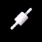 JETTING 1 шт. 4 мм пластиковый односторонний Встроенный обратный клапан топливо, газ, жидкость, вода, белый