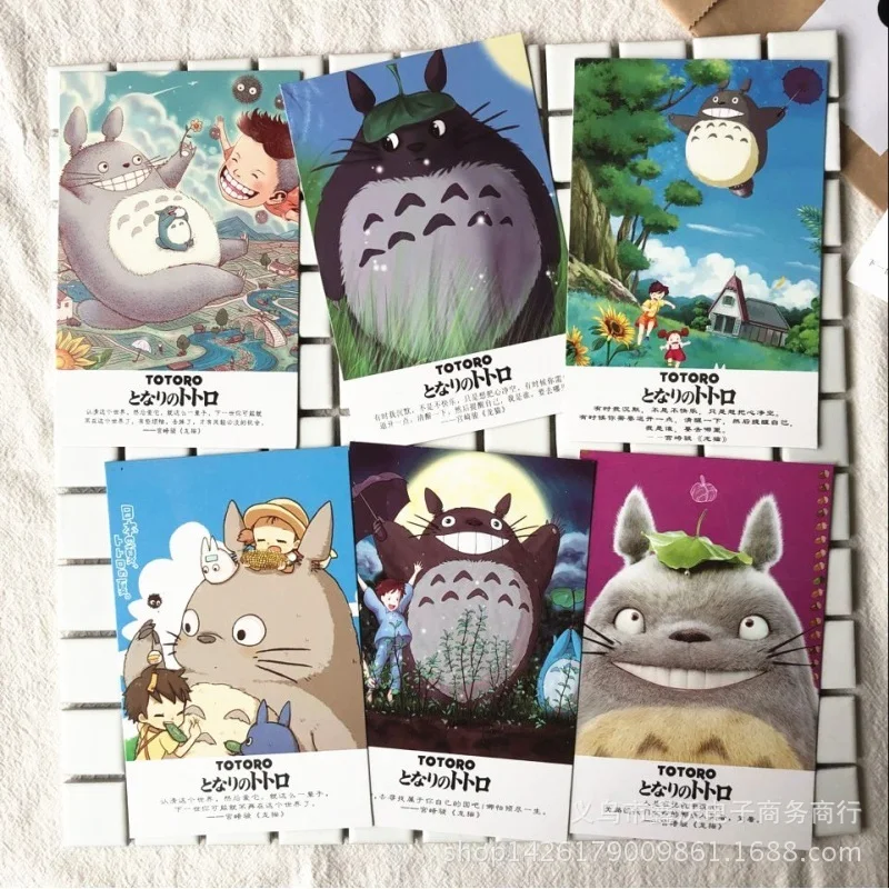 36 листов/Набор Kawaii Totoro открытка/поздравительная открытка/рождественские и