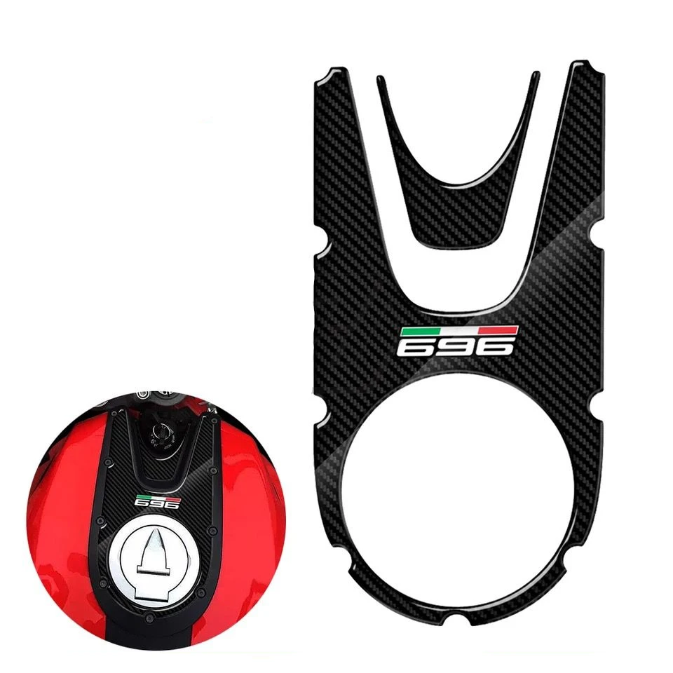 3D карбоновый защитный чехол на бак мотоцикла для Ducati Monster 696 2008-2014 2009 2013 наклейка