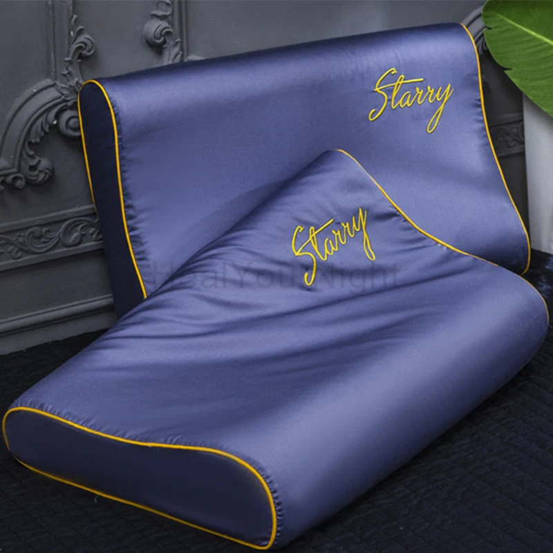 

Solid Color Cotton Sleeping Pillow Case Brief Style High-end Custom Pillowcases Latex Pillow Case Cover 30x50CM/40x60CM