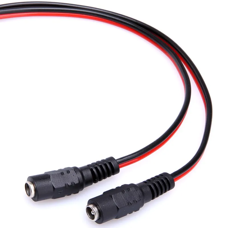 Dc шин красно черная шнур питания постоянного тока Светодиодный светильник