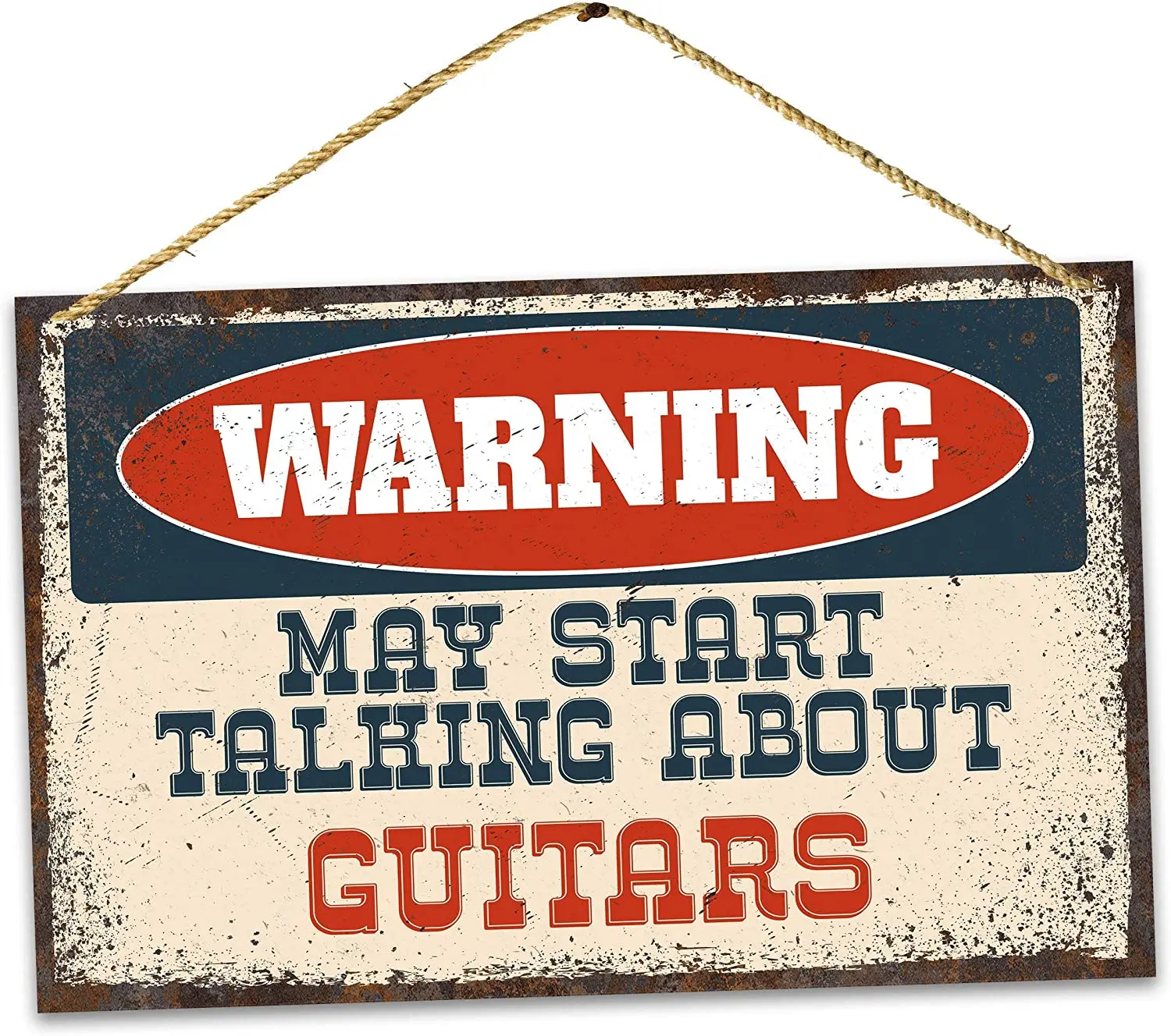Предупреждение ждающие гитары-прямоугольные вывески высокоинтенсивный