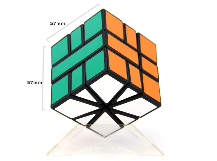 Shengshou SQ-1 черный/белый Cubo Magico скоростные кубики shengshou головоломка для детей развивающие игрушки 57 мм нерегулярные кубик рубика