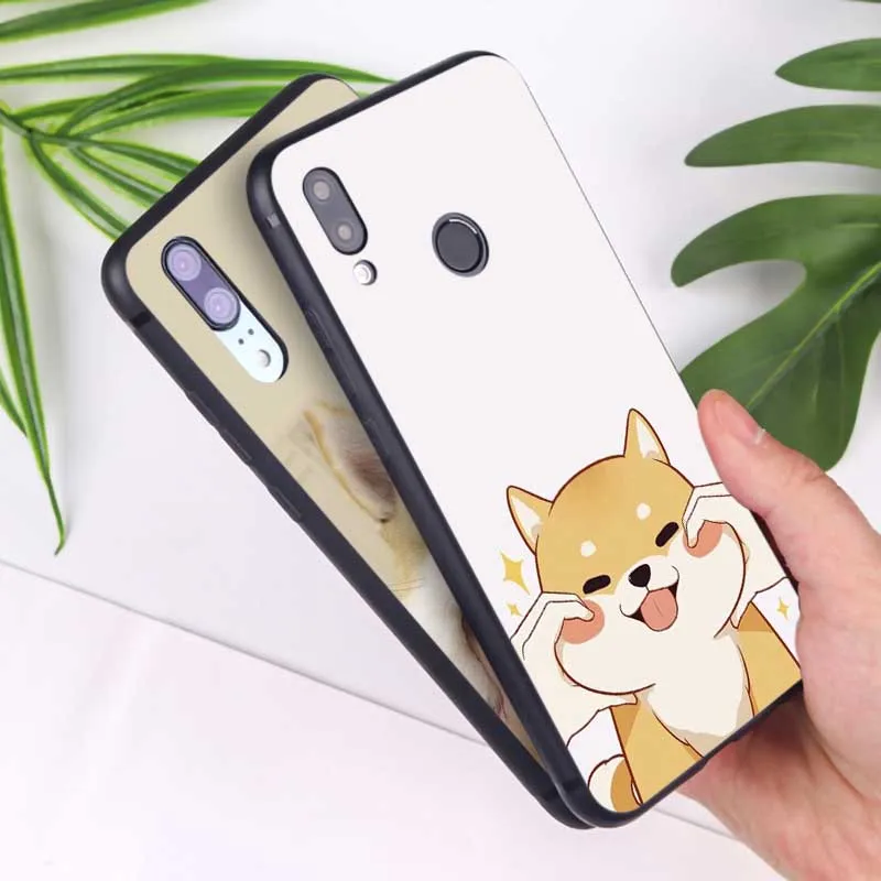 Для Xiaomi Redmi note 7 8 pro 7a k20 5 6 4x Мягкий силиконовый чехол для телефона Косплей shiba Лисья