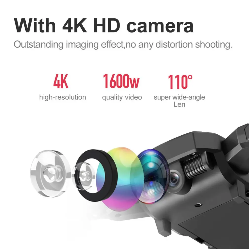 LF609 2,4G Wifi FPV RC Дрон с камерой 0.3MP/2.0MP бесщеточный Радиоуправляемый квадрокоптер RTF складной 3D откидной держатель на голову дропшиппинг