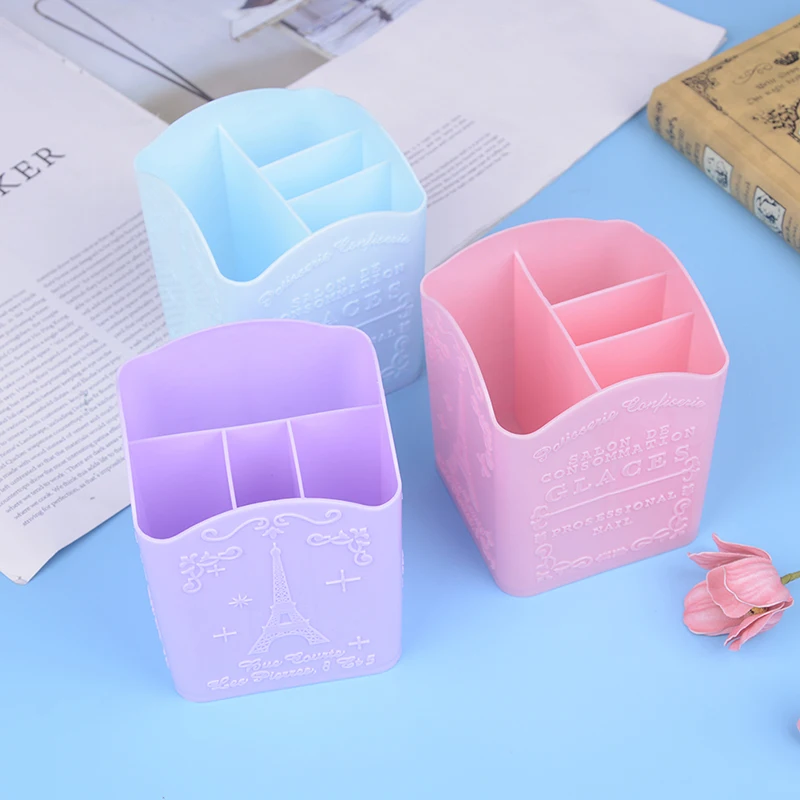 4 ячейки точечная ручка искусство ногтей фотоемкость ящик для хранения