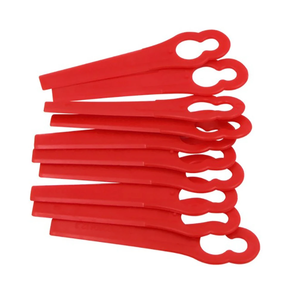 

100pcs Plastic Lawn Mower Blade Cordless Trimmer Garden Lawn Mower Plastic Blades Replacement Dropshipping