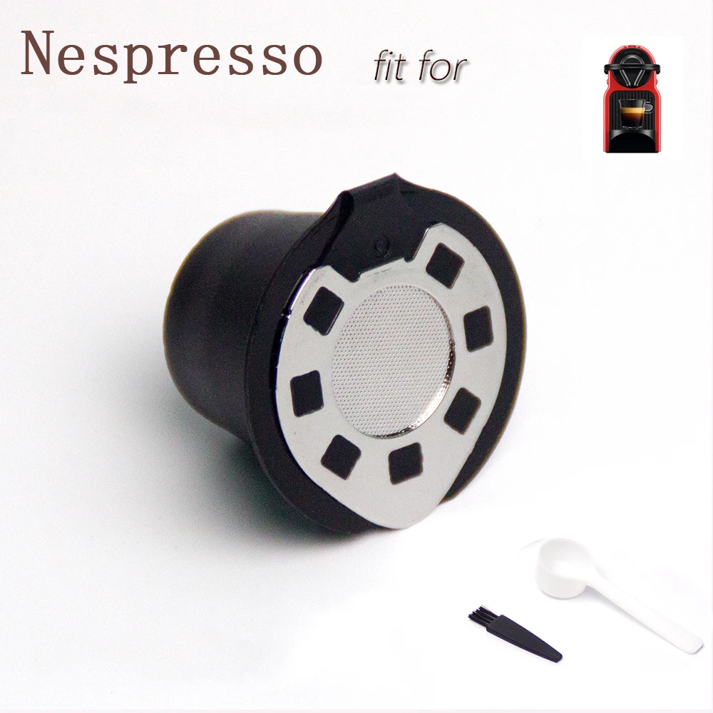 1 шт. многоразовые кофейные капсулы подходят для Nespresso подставки металлическая