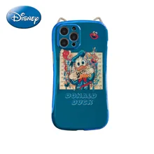 Disney Donald Duck for IPhone 7/8P/X/XR/XS/XSMAX/11/12Pro Personalized Blu-ray Cute Shatter-resistant Phone Case