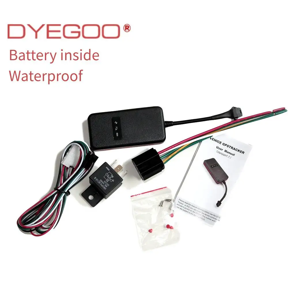 

DYEGOO Дешевый GSM GPRS GPS Автомобильный трекер Устройство слежения GPS-локатор Устройство слежения за топливом 4174