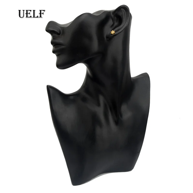 Uelf 2019 новейший дизайн бренда ушное кольцо золотого цвета серьги в форме цветка